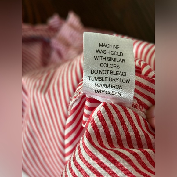 GREYSN | Red & White Striped Top | Pullover | Women’s Size Small - Picture 8 of 9